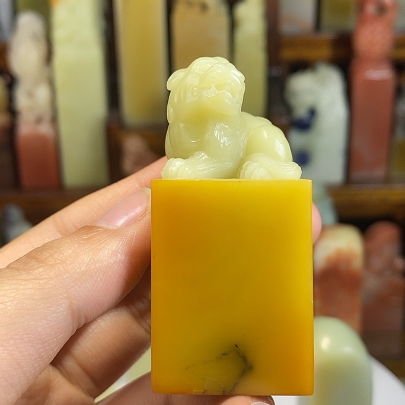 【闪购商品】青田石印石枣*  