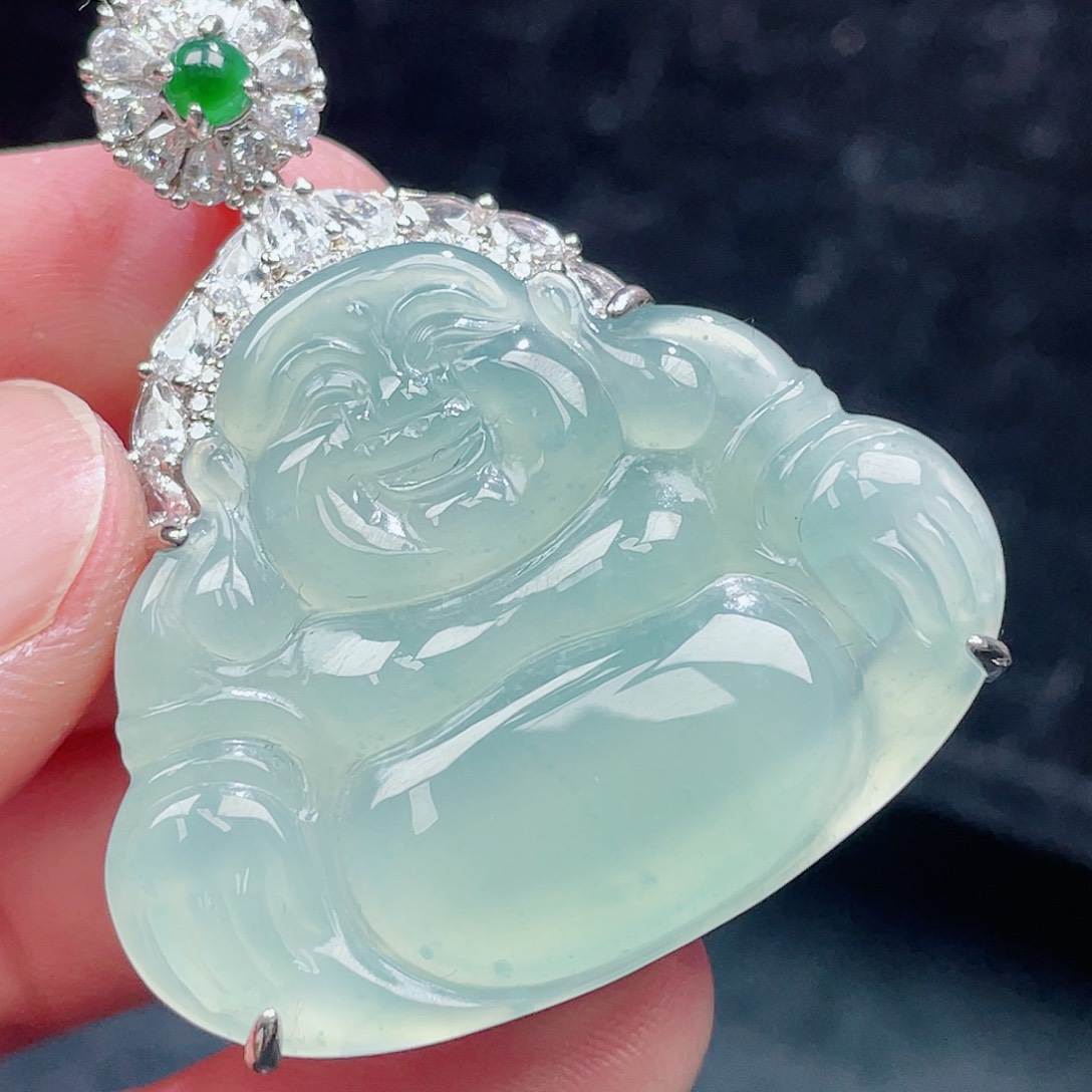 翡翠颈饰未镶嵌46，