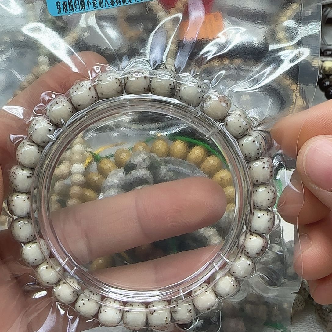 星月菩提手串89尽头半壁留白星月87河豚单圈