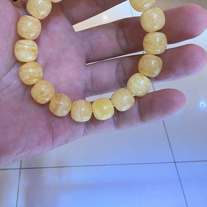 手链琥珀未镶嵌蜜蜡