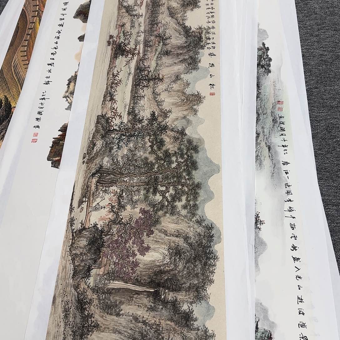 国画180*50纯手绘明锐