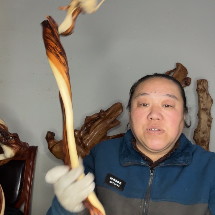 惊***！柏木（崖柏）太行崖柏摆件上车