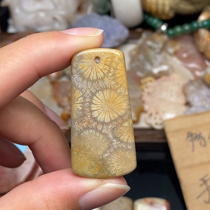 硅化珊瑚（珊瑚玉）手镯未镶嵌
