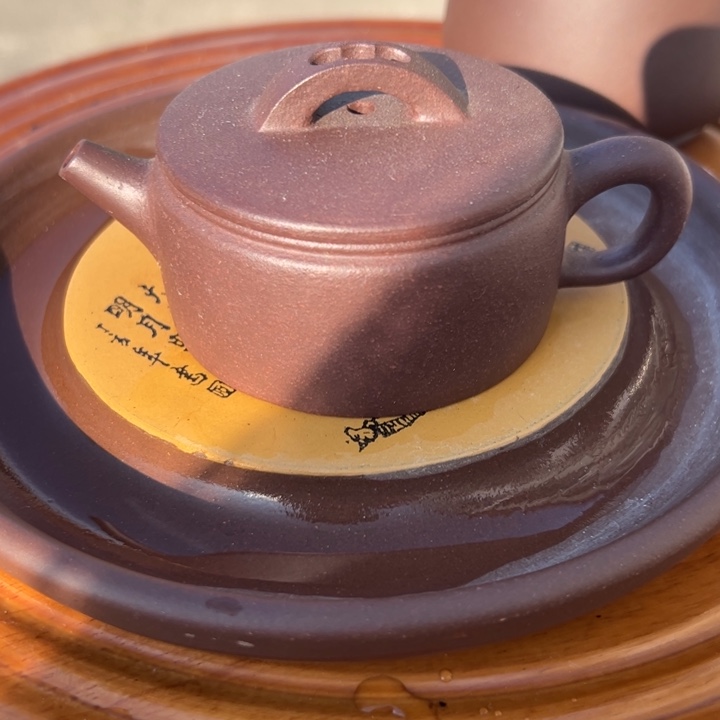 紫砂茶壶天青小汉瓦100cc