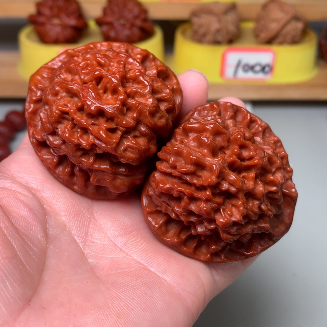 文玩核桃把件官帽