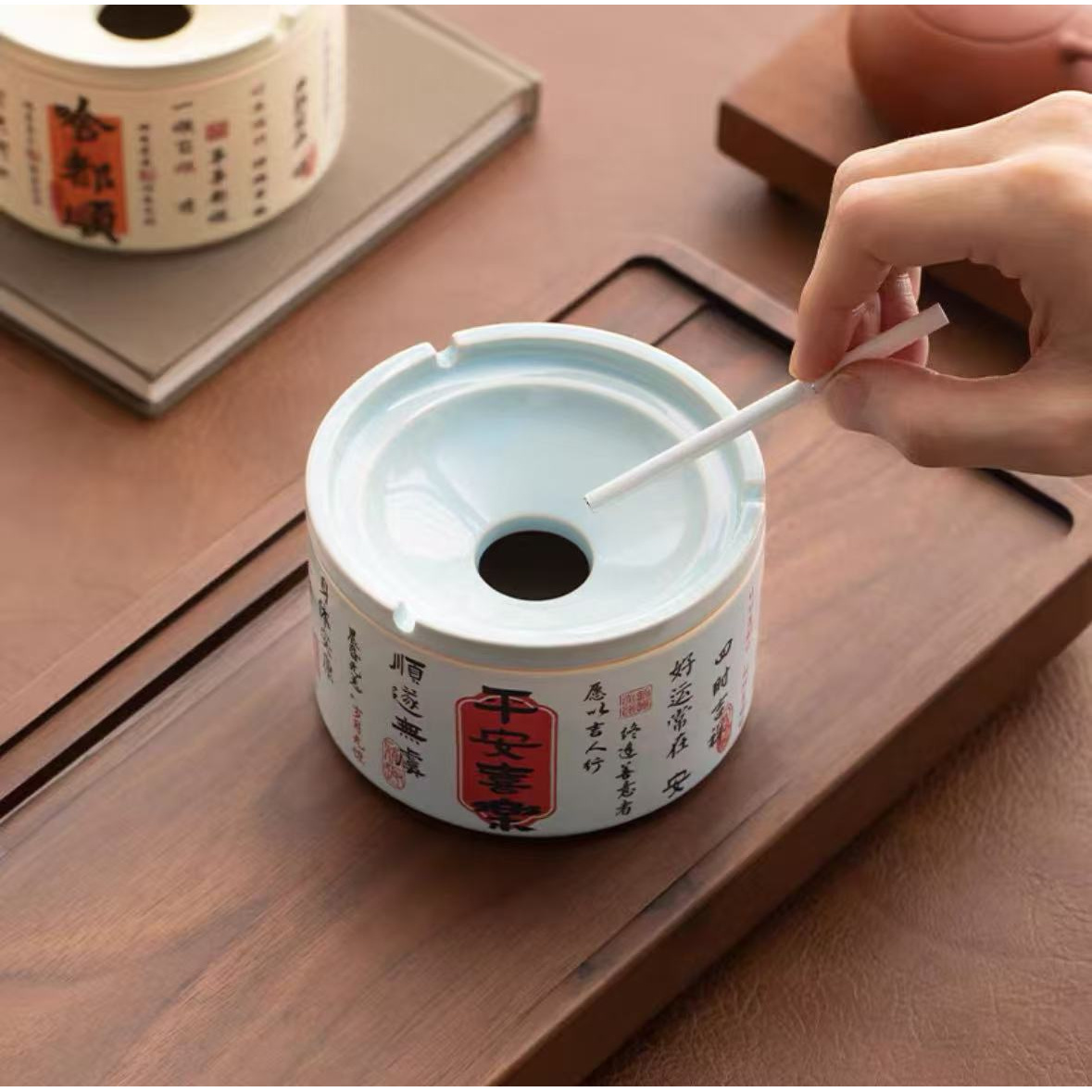 平安喜乐烟灰缸@ZH1500