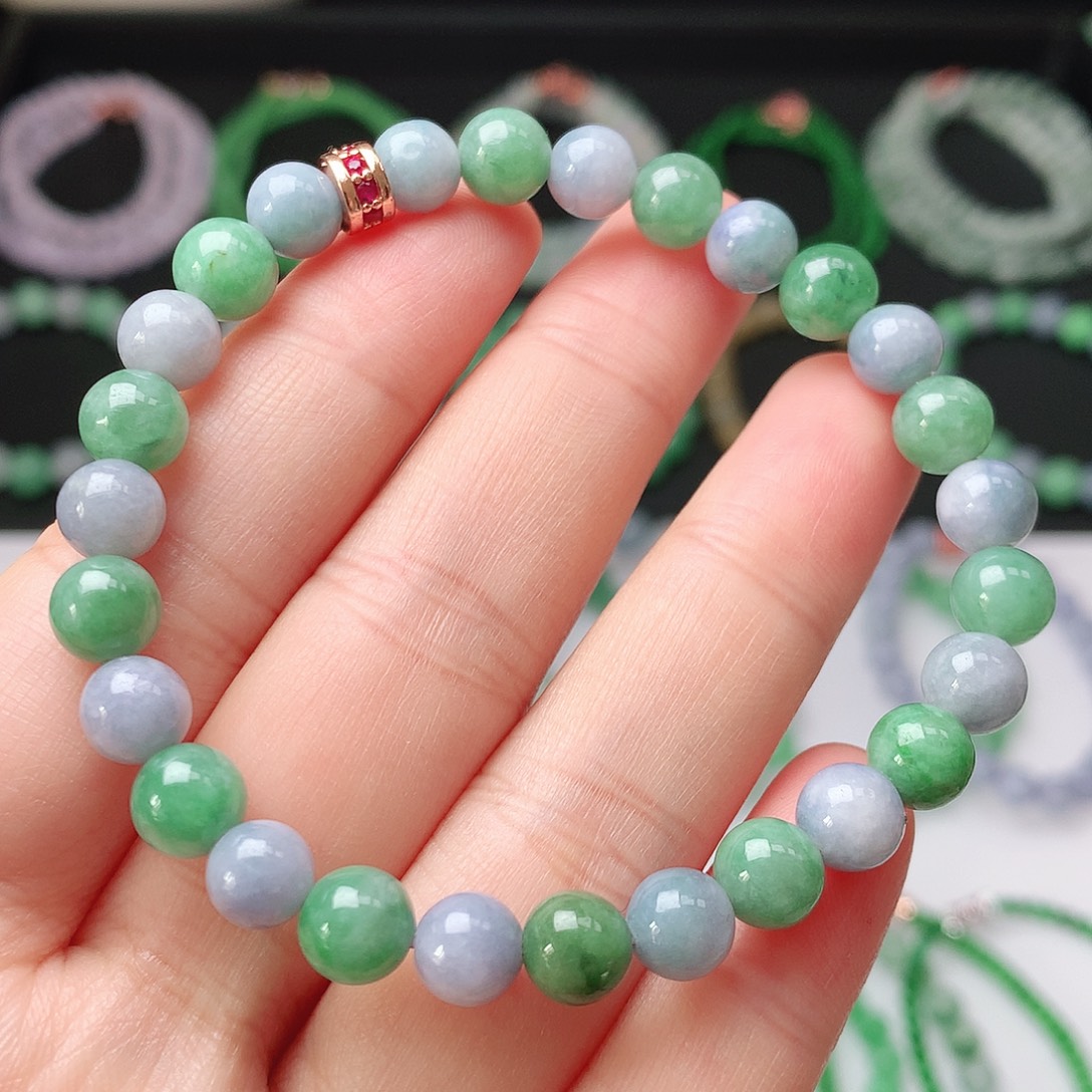 翡翠未镶嵌手链翡翠