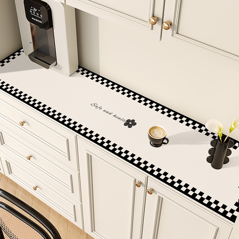 电视柜桌垫餐边柜台面保护垫轻奢高级感防水防油玄关桌面鞋柜垫子