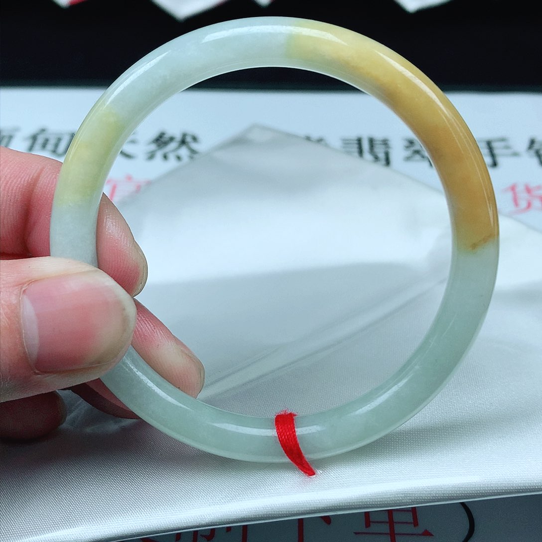 翡翠手镯未镶嵌圈54