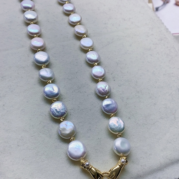 银S925镶嵌耳饰淡水珍珠炫***?