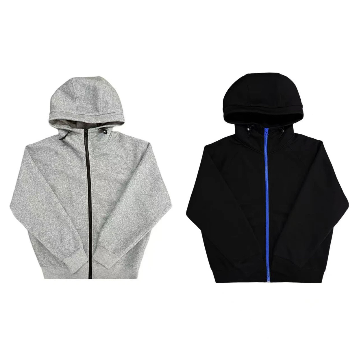 【子政同款】黑灰两色宽拉链戴帽美式风行者时尚中大童拉链外套399 