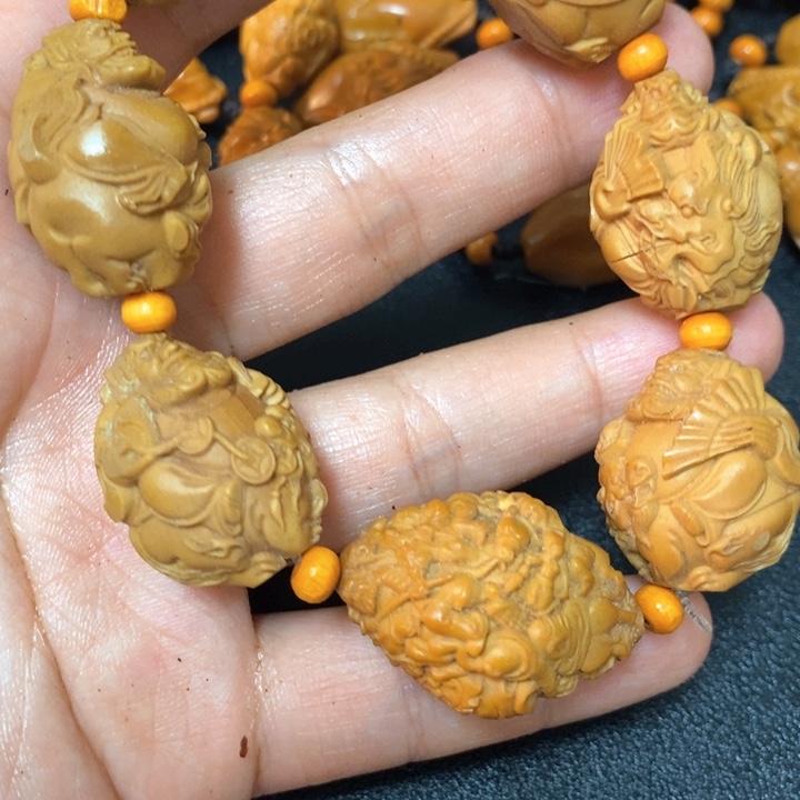 橄榄核手串/手链董*橄榄微瑕72号