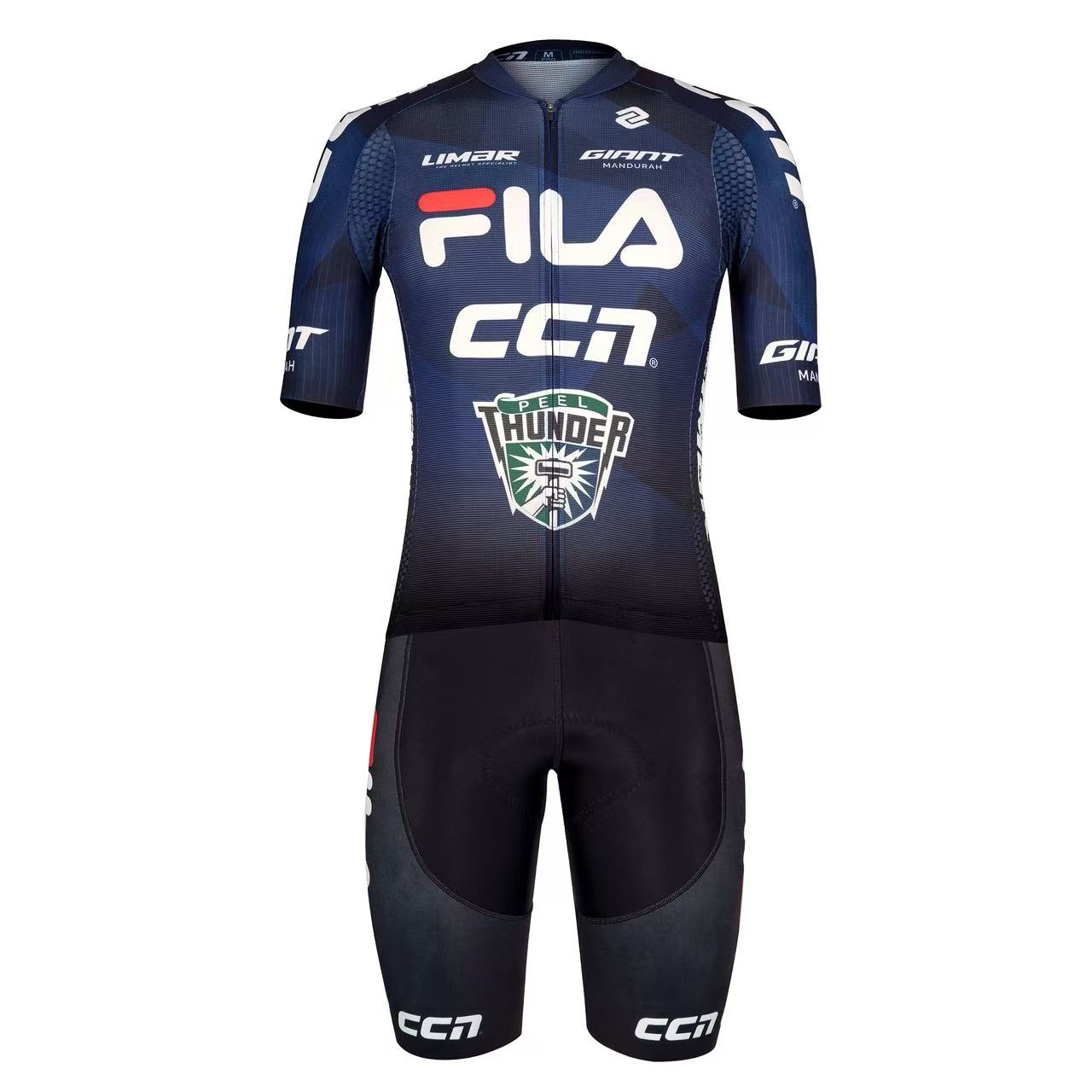  CCN骑行服男女短袖FILA队服版2025夏季套装