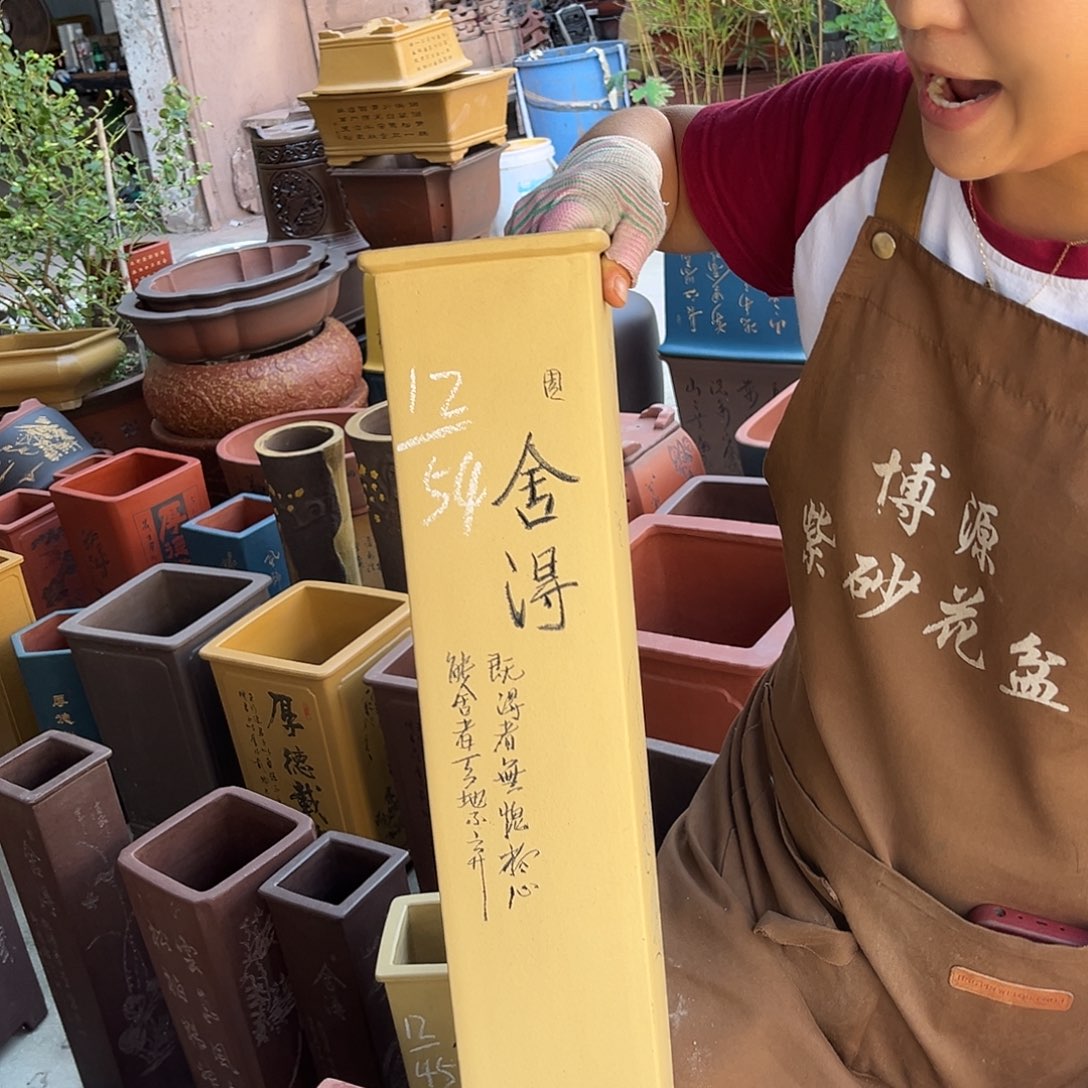 紫砂花盆盆景艺术