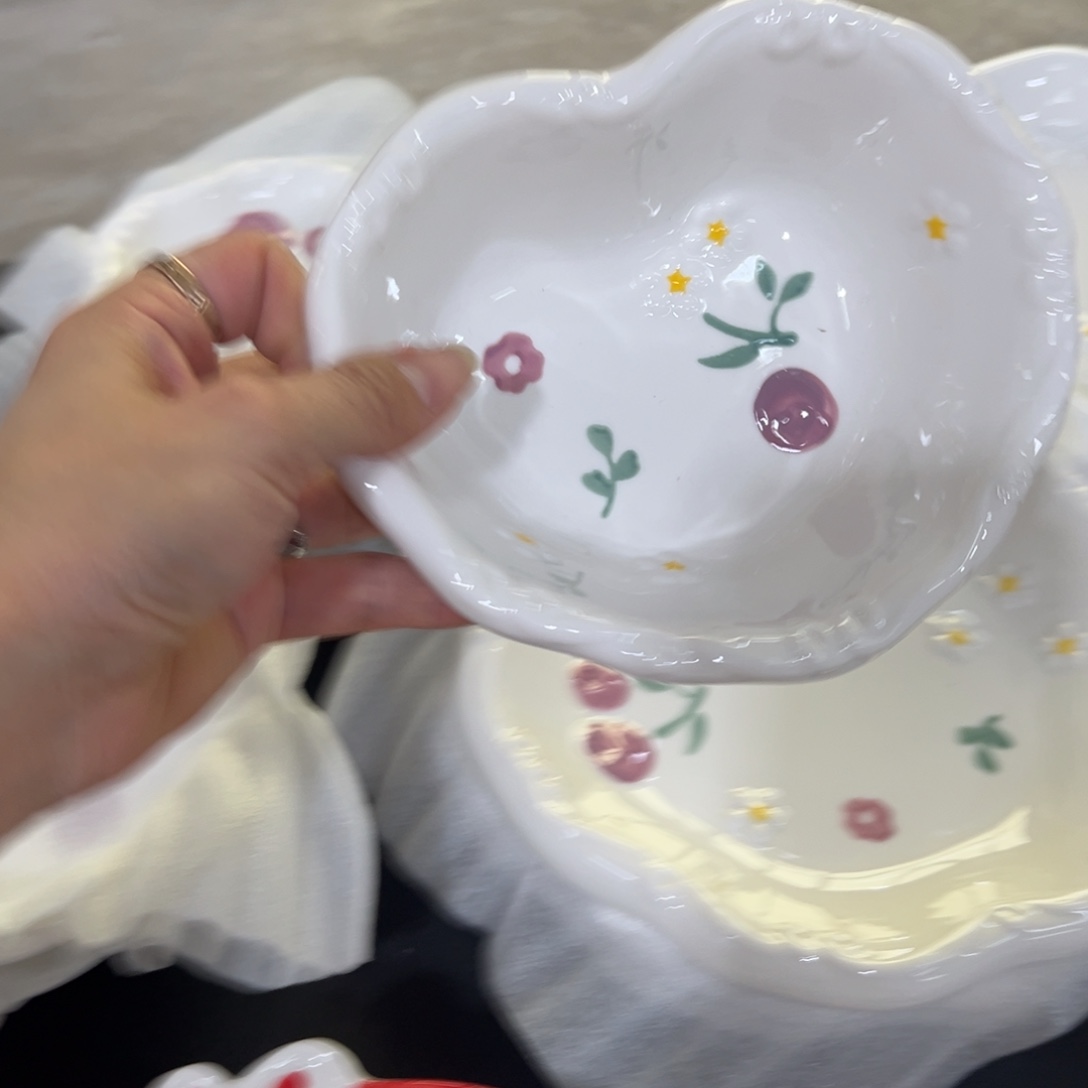 竹高温陶瓷釉下彩微瑕！