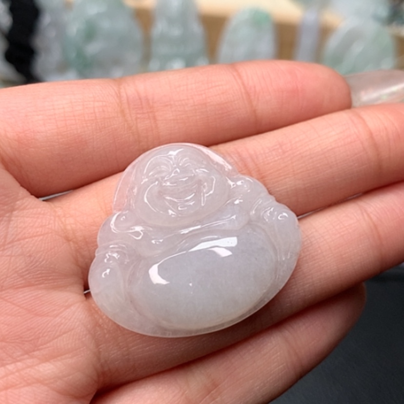 【闪购商品】翡翠颈饰未镶嵌佛公吊坠