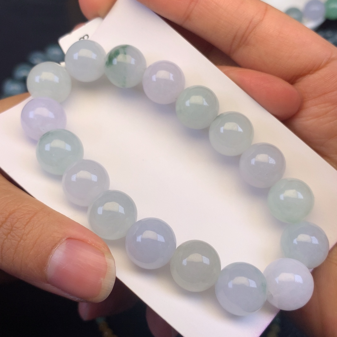 翡翠未镶嵌颈饰天然缅甸翡翠A货卡12