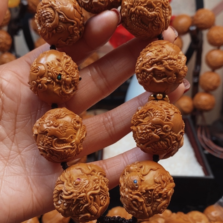 橄榄核手串/手链本**置手工龙2.6