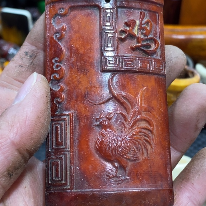 滴血莲花菩提吊坠