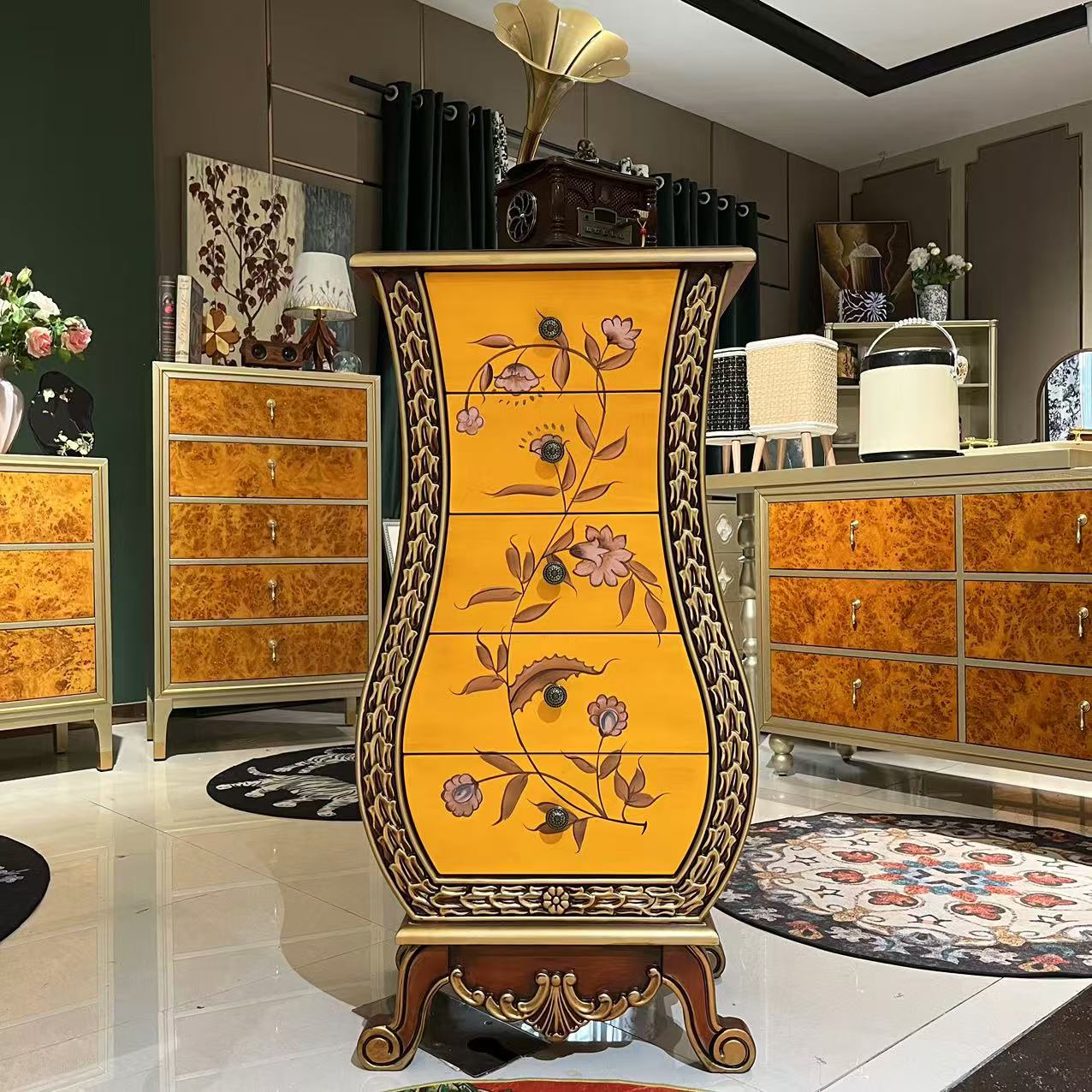 【喜悦家具】花瓶柜51*35*103