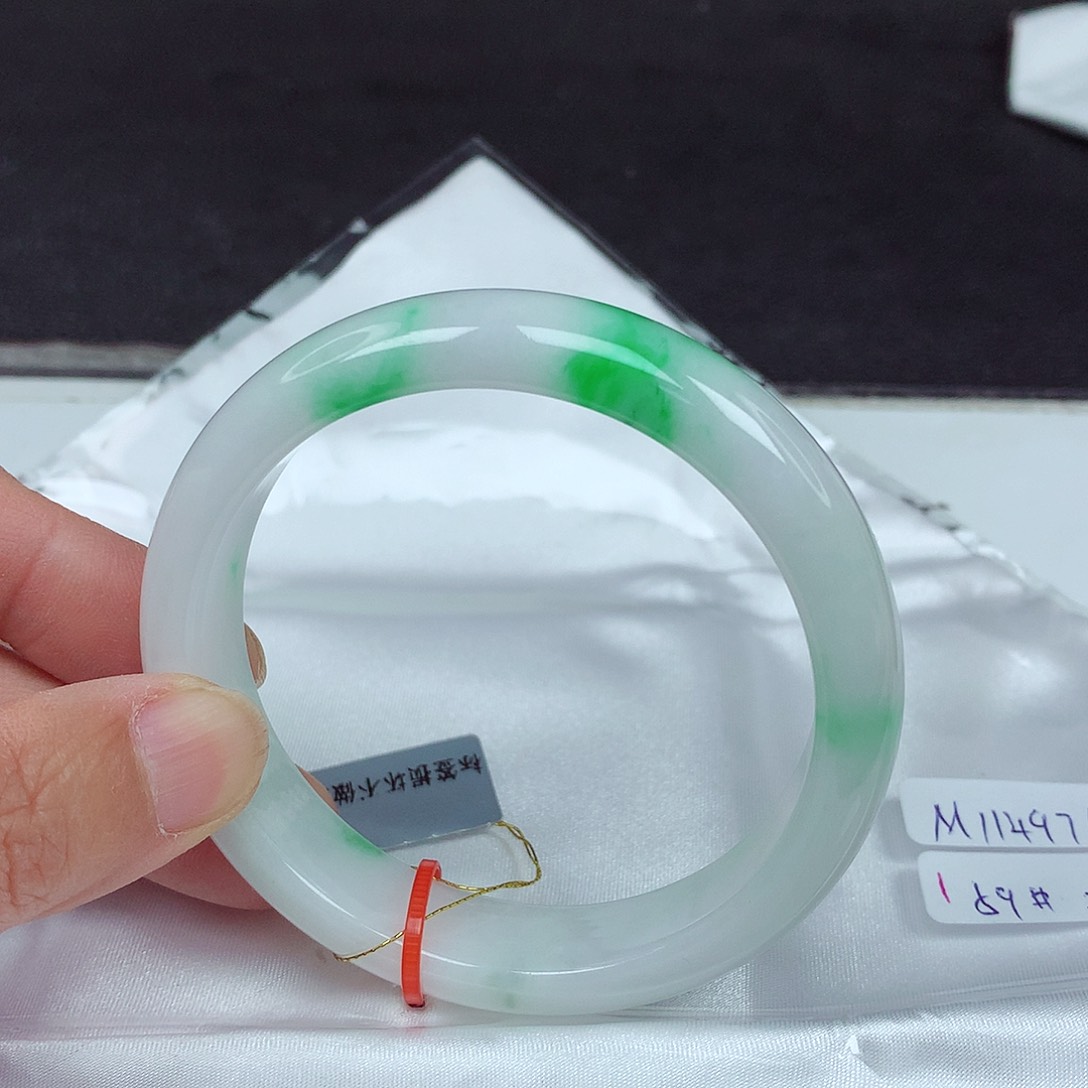 未镶嵌手镯翡翠59圈4976