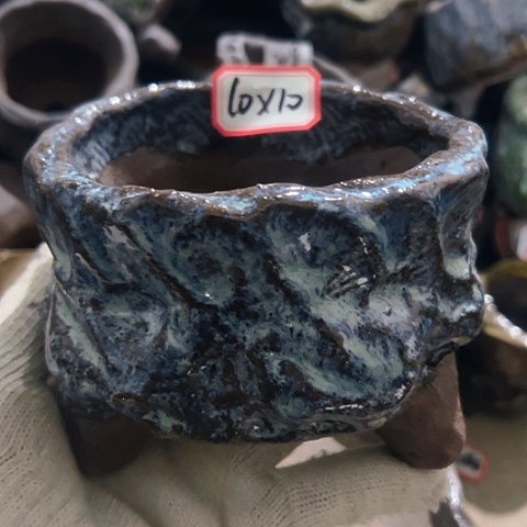 红陶粗陶花盆手工