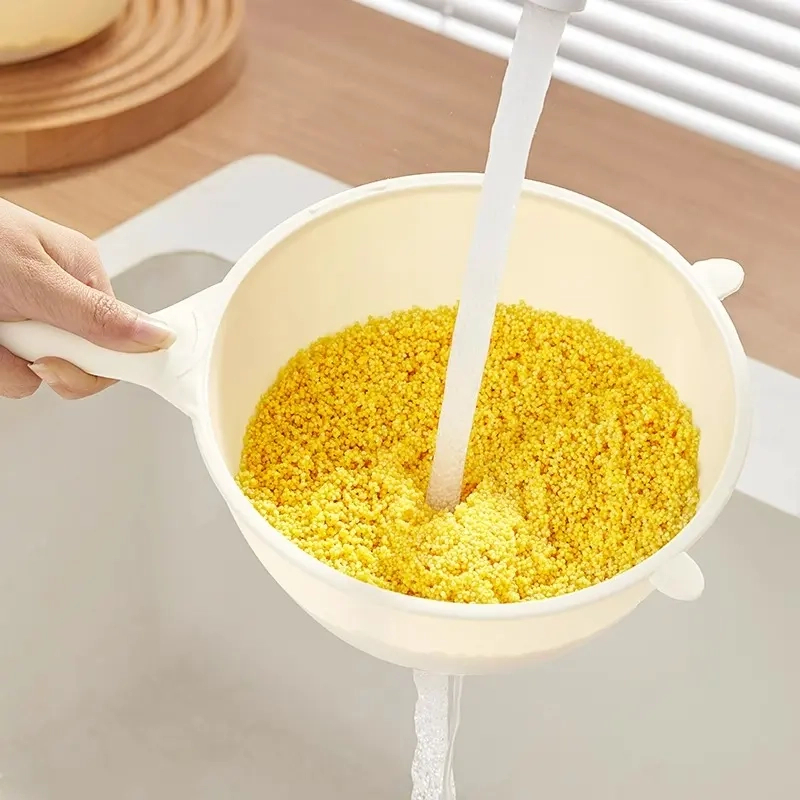 【到手2个】淘小米神器 洗米筛淘米细孔过滤 家用沥水洗菜