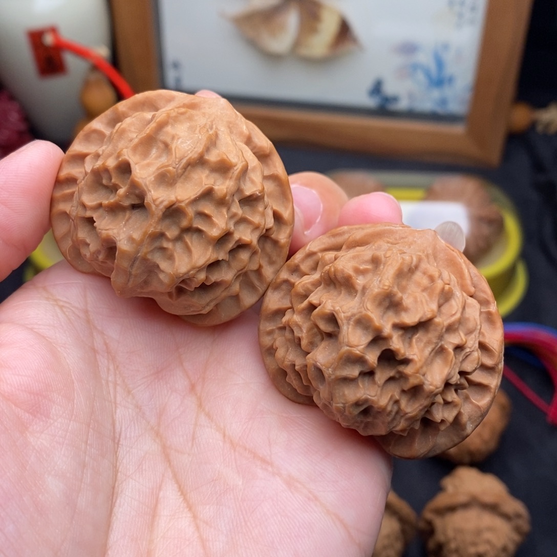 把件文玩核桃42龙鳞纹