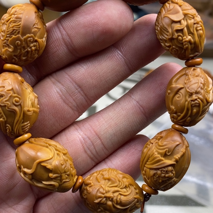 橄榄核手串/手链橄榄核雕工艺手串