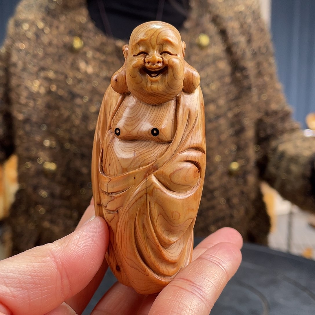 柏木（崖柏）手把件