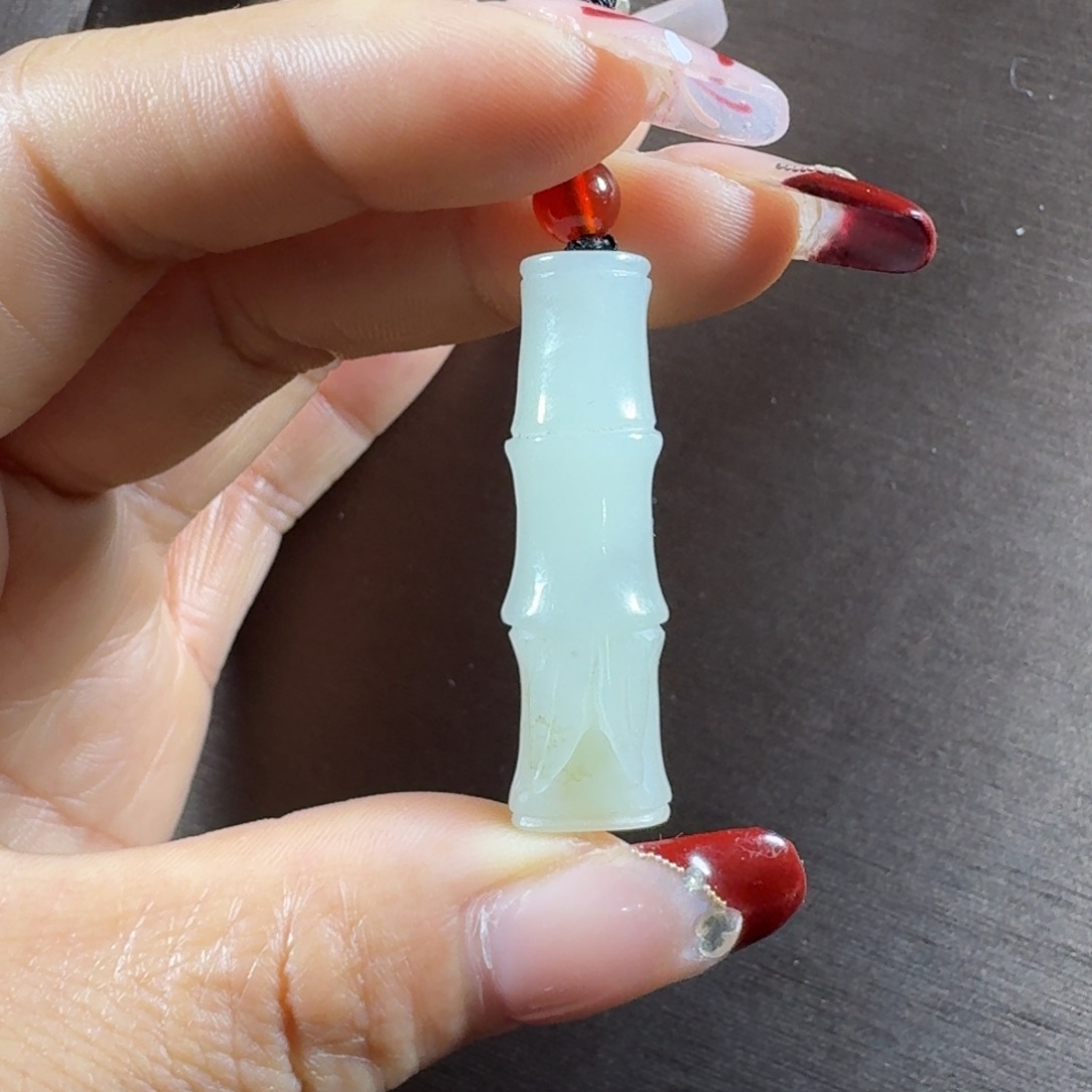 和田玉挂件未镶嵌鹤**间