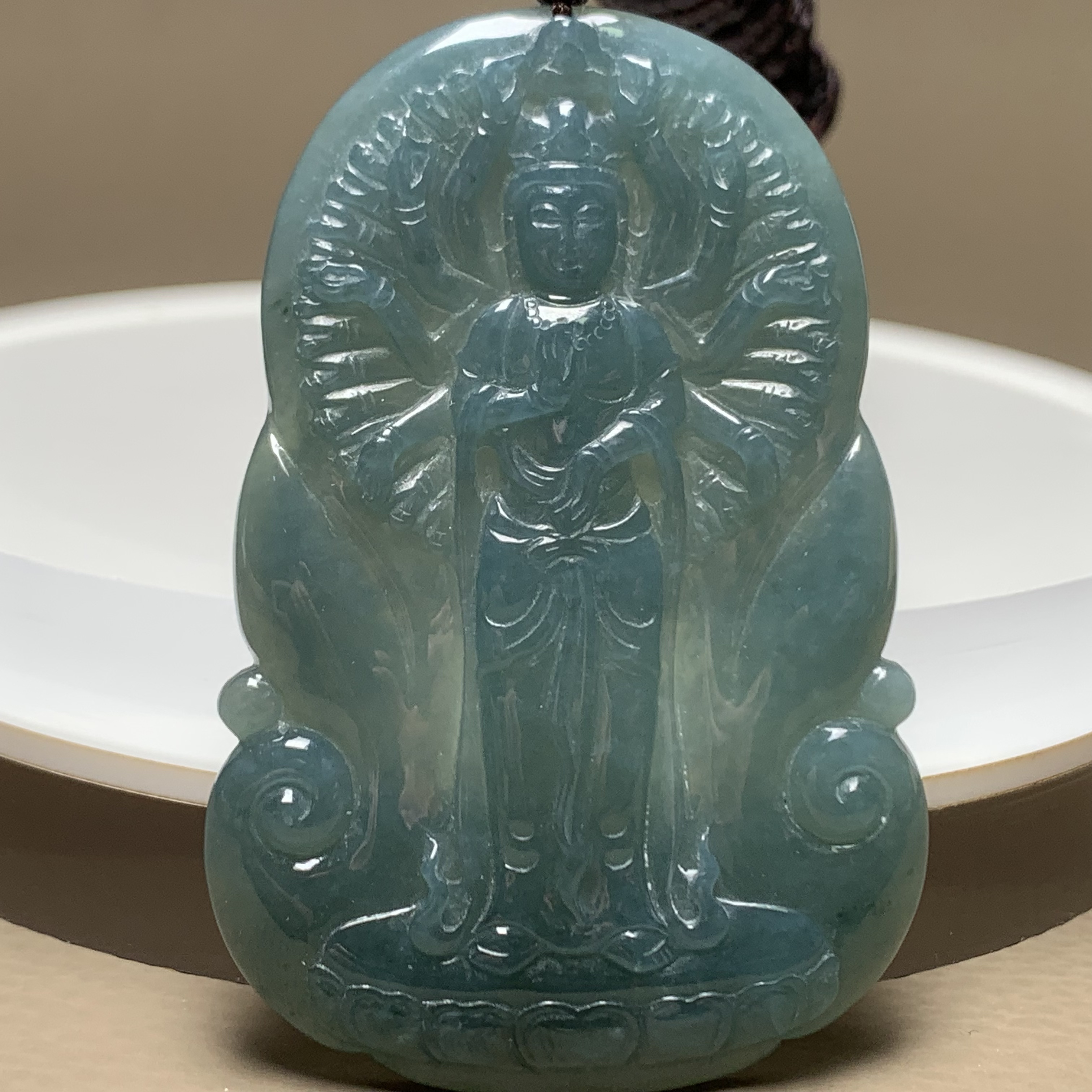 A376珠宝玉石A货翡翠吊坠