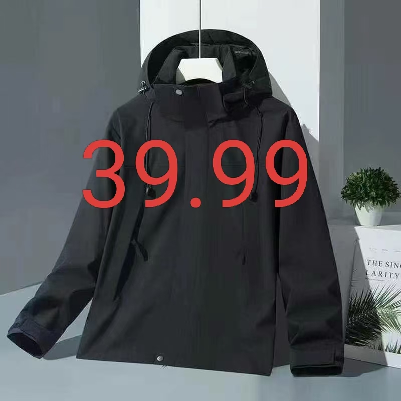 户外三合一可拆卸冲锋衣男女保暖防水防风登山服休闲夹克