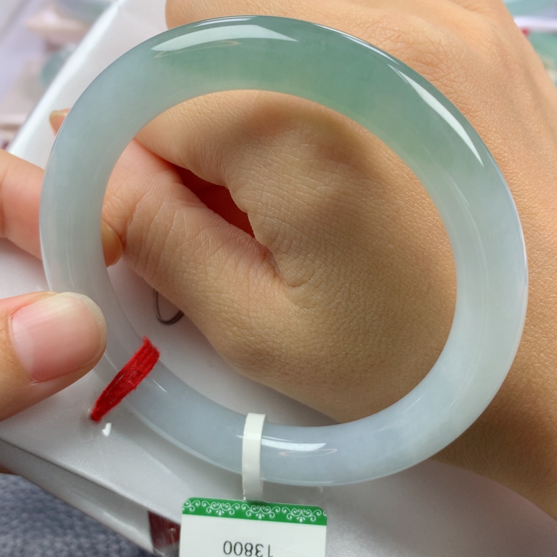 未镶嵌手镯翡翠缅甸天然翡翠A货57.8圆