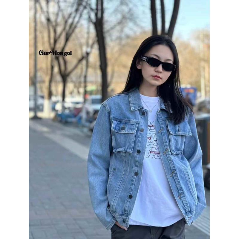 GURMONGOL牛仔衣休闲百搭宽松