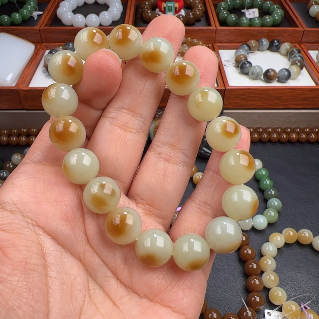 和田玉手链未镶嵌