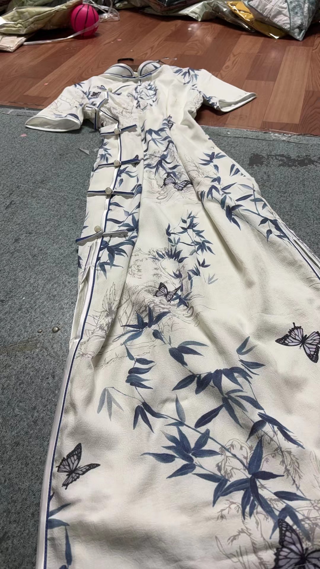 766-（碧落轻竹）旗袍