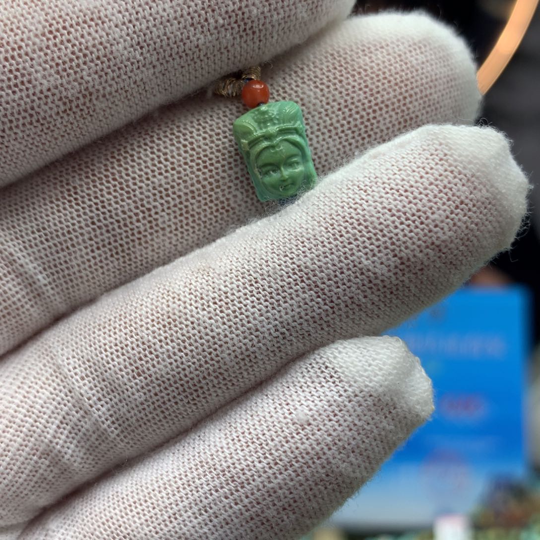 绿松石挂件未镶嵌