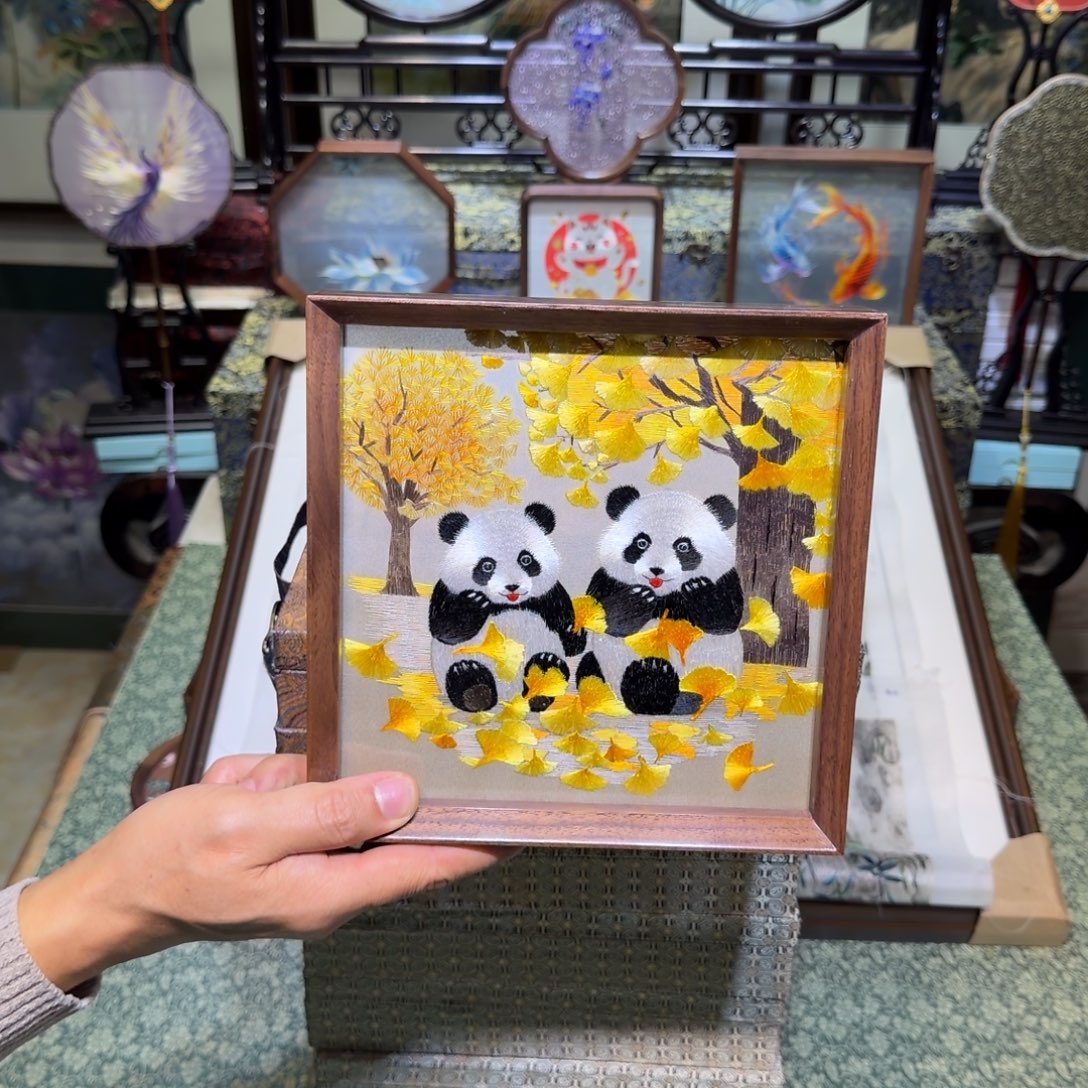 刺绣手工苏绣工艺制作技艺精湛