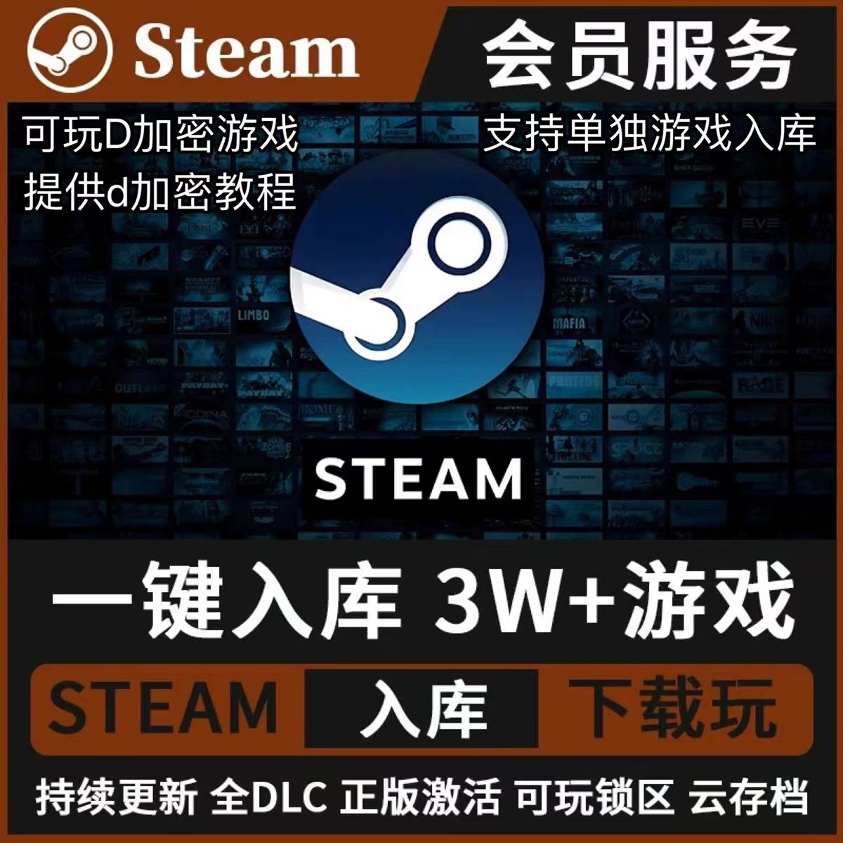 电脑游戏PC 3A大作 掌机笔记本台式入库 云存档