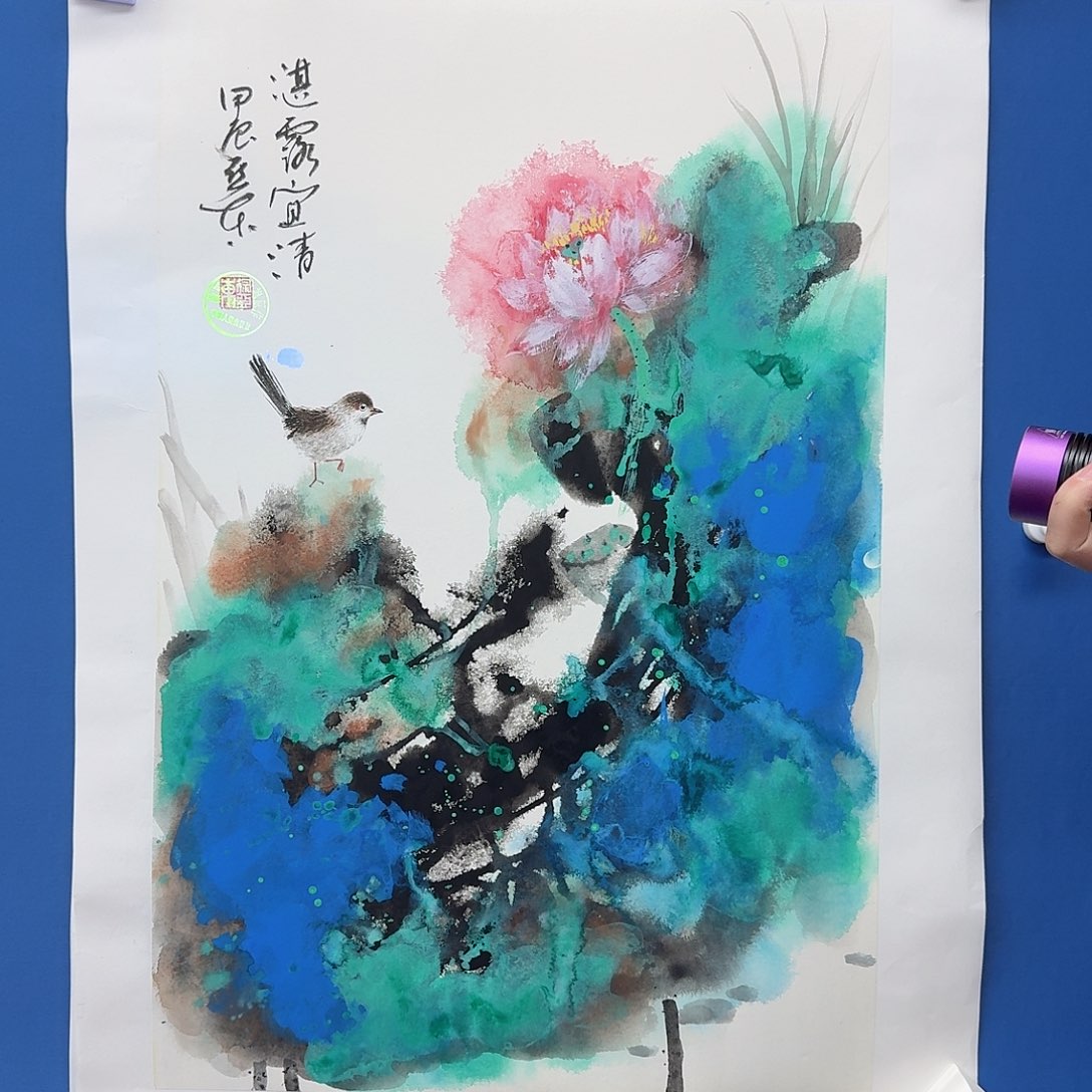 国画多次参加国内外大型