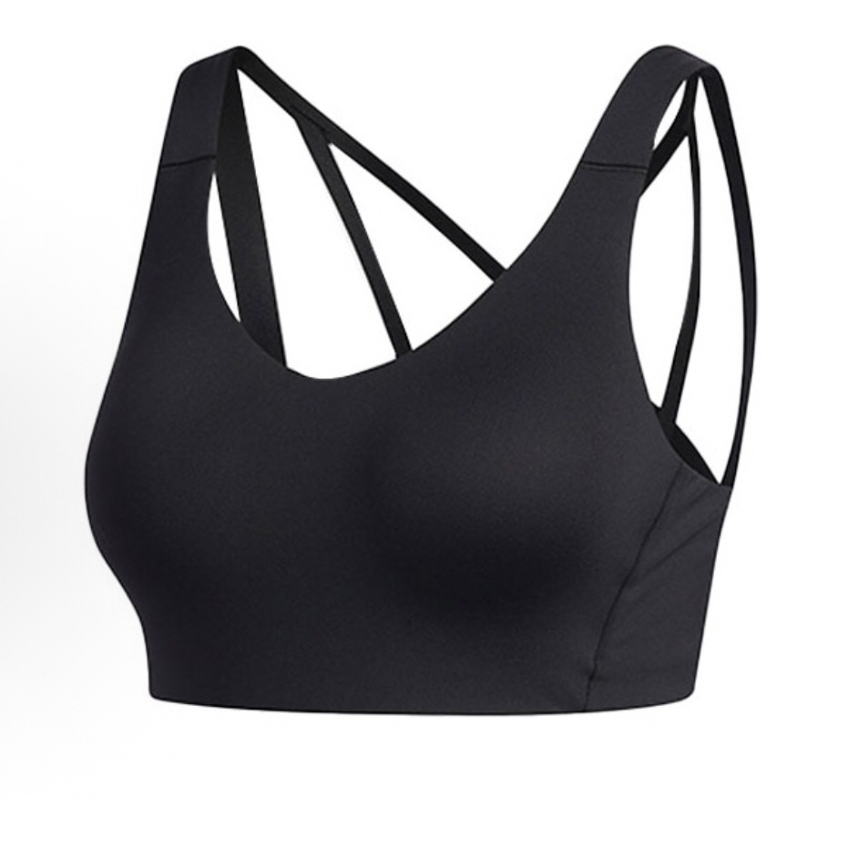 adidas Sfi Alpha Bra 高强度训练运动内衣 女款 黑色FL2365
