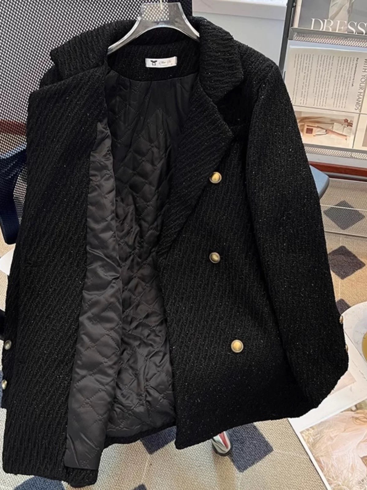 【商场正品】Y46新款女秋冬高领高端厚款精品外套