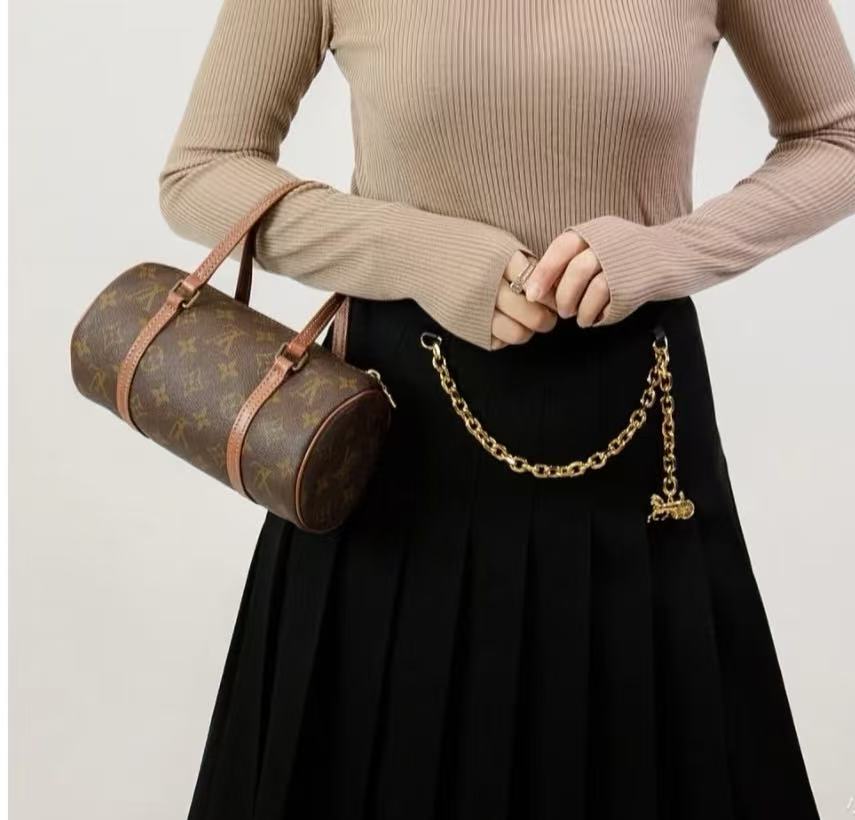 LouisVuitton/路易威登 单肩包 红皮巴比龙26 jm7589/2511