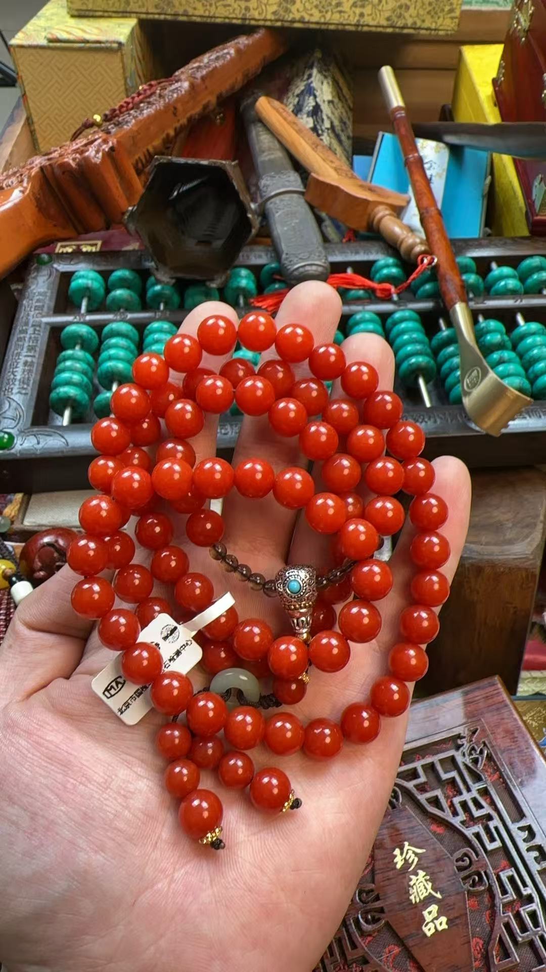 【闪购商品】天然原矿南红玛瑙108