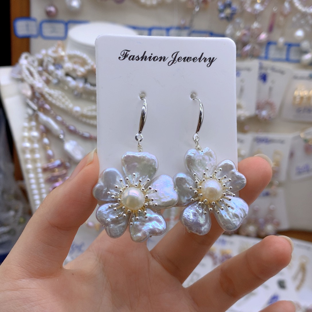 淡水珍珠颈饰银S925镶嵌