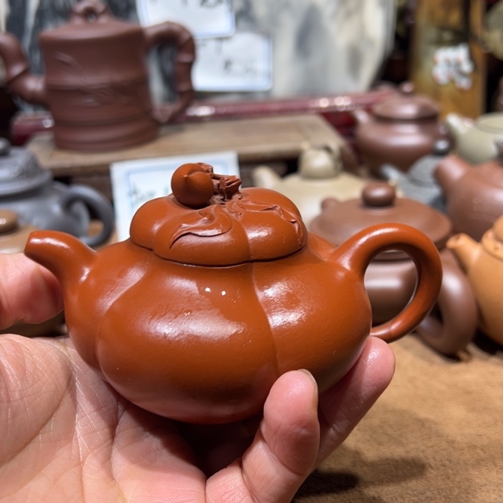 翻***皮紫砂茶壶宜兴紫砂