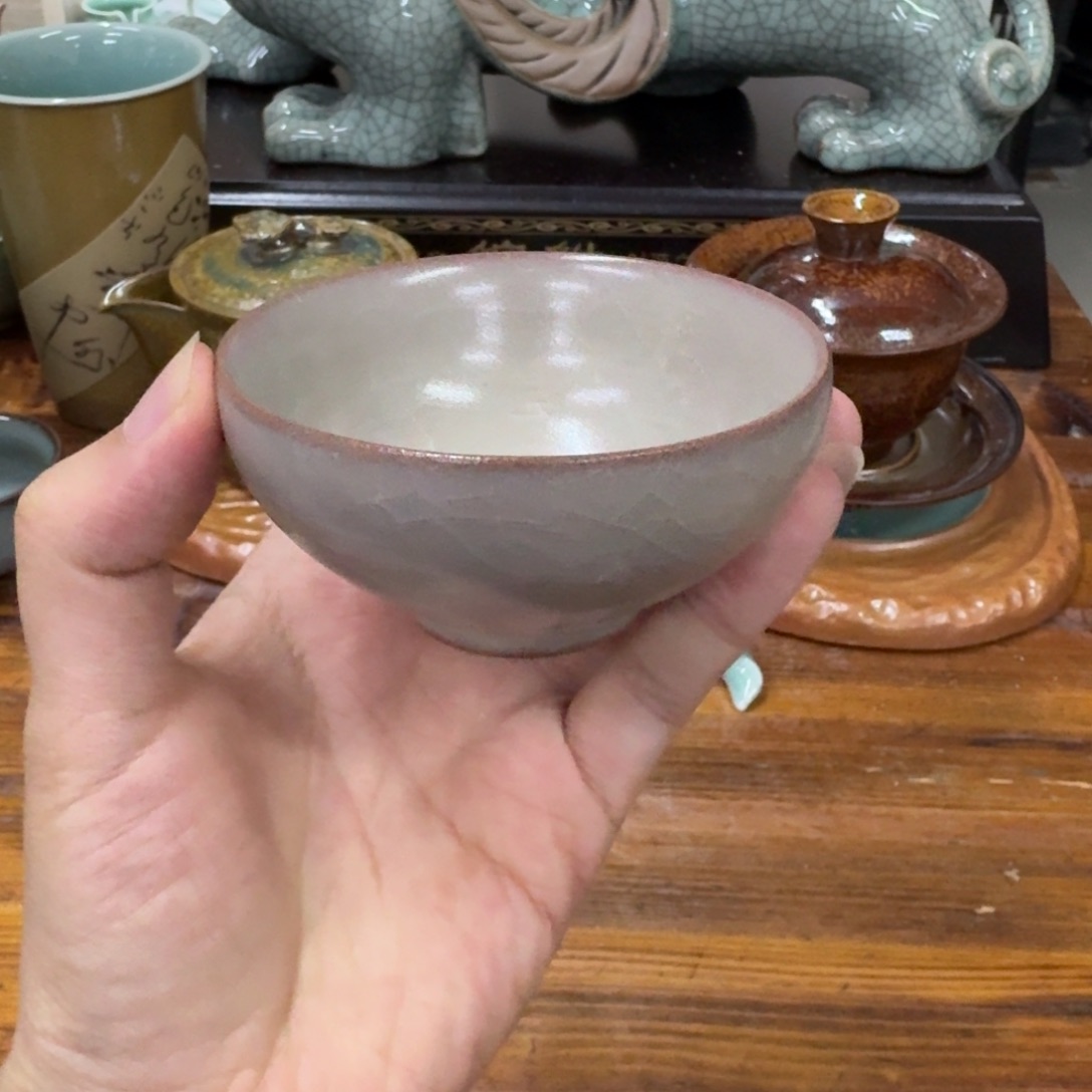 龙泉青瓷茶具微瑕9211
