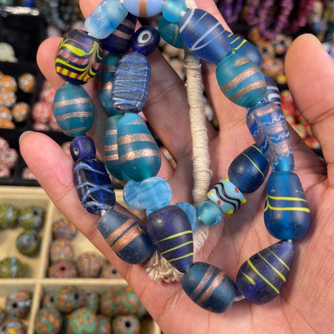 琉璃非金属蓝色多宝