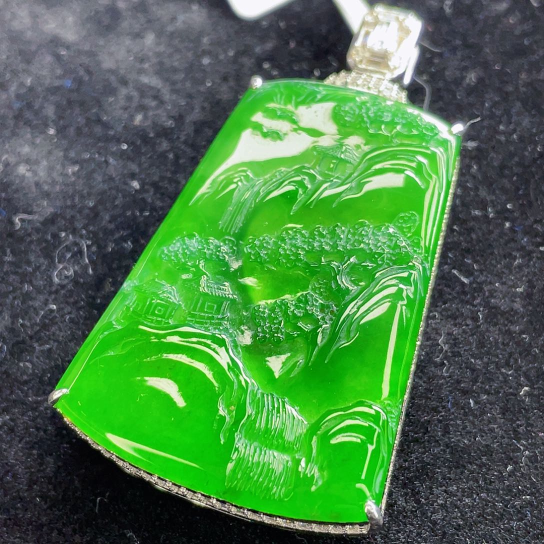 翡翠吊坠(不含链)未镶嵌